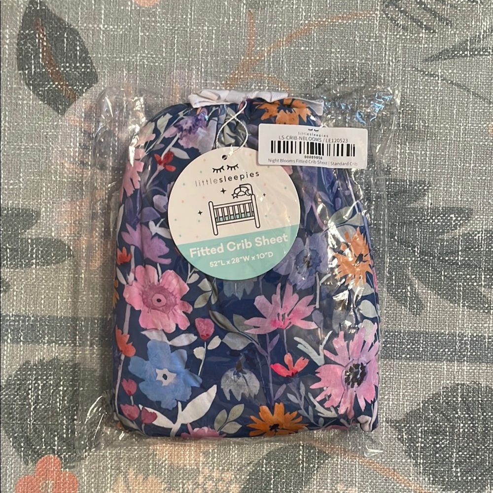Little Sleepies Night Blooms Crib Sheet
